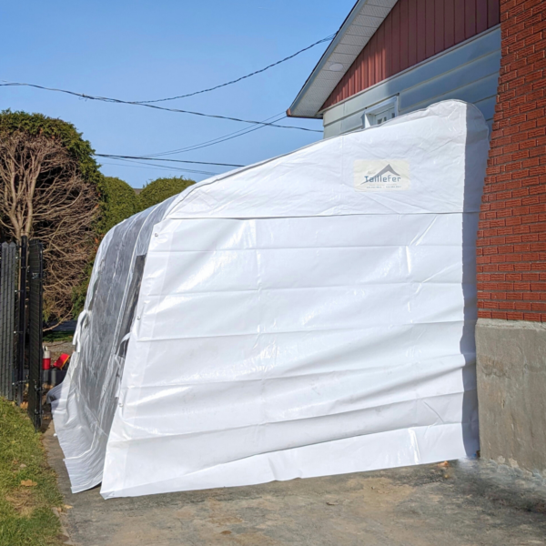 Location d'abri d'auto simple monopente 10'6''x20'